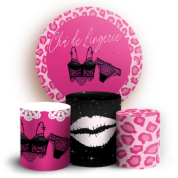 KIT Redondo e Trio - Cha De Lingerie - Sublimado 3D