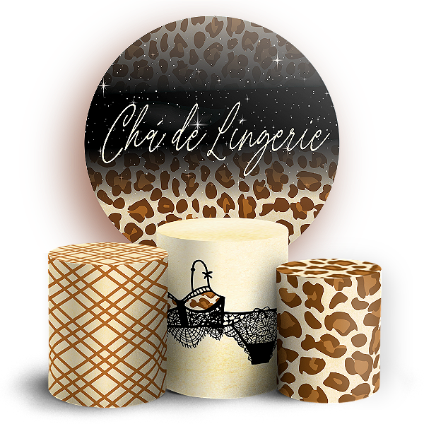 KIT Redondo e Trio - Cha De Lingerie - Sublimado 3D