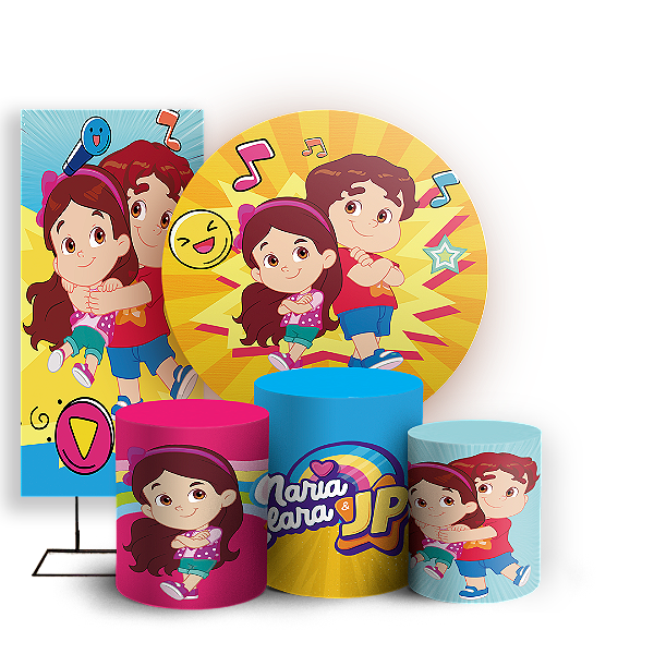 KIT Redondo Trio e Faixa - Maria Clara Jp - Sublimado 3D