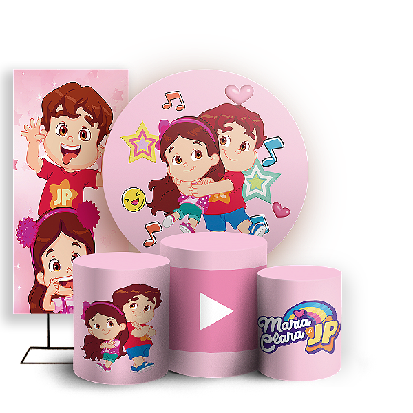 KIT Redondo Trio e Faixa - Maria Clara Jp - Sublimado 3D
