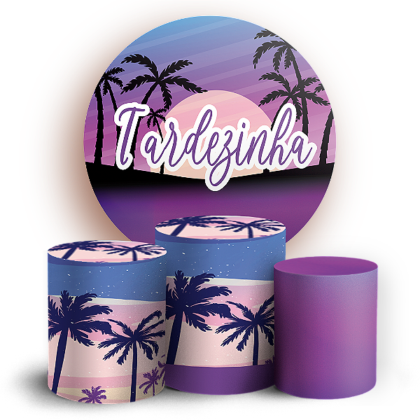 KIT Redondo e Trio - Tardezinha - Sublimado 3D