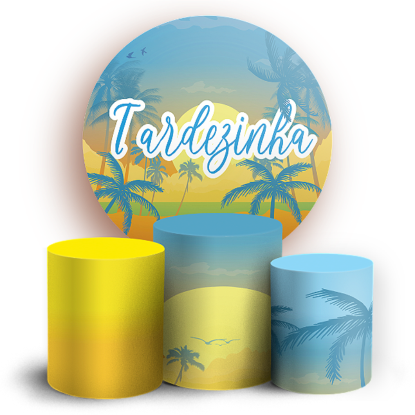KIT Redondo e Trio - Tardezinha - Sublimado 3D