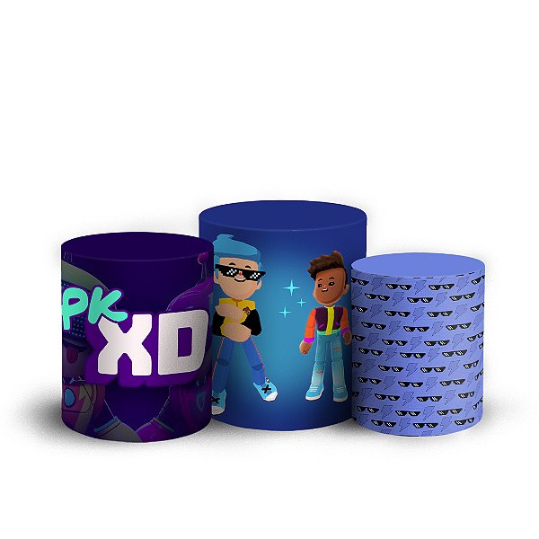 Capas Trio Cilindro Sublimado Vest Facil - PK XD