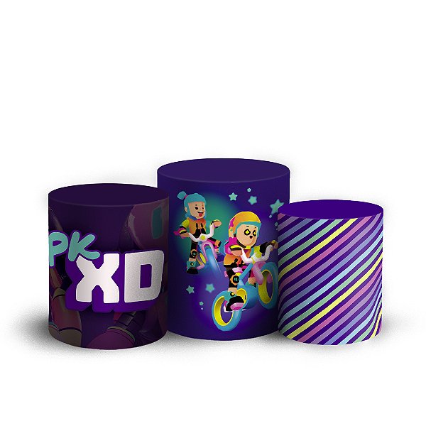 Capas Trio Cilindro Sublimado Vest Facil - PK XD