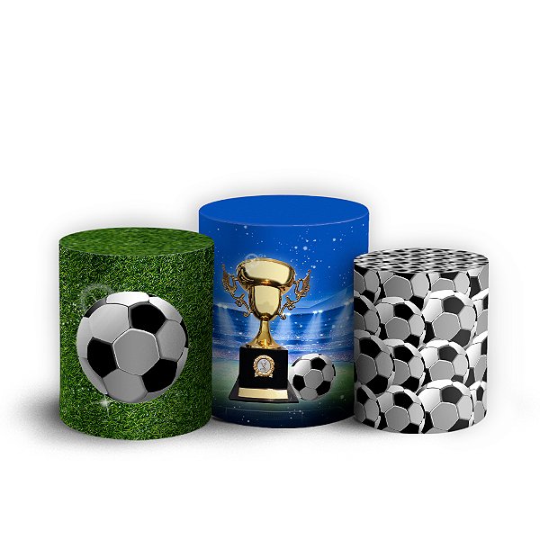 Trio Cilindro - Capitão Tsubasa Futebol - Sublimado 3D + Elástico