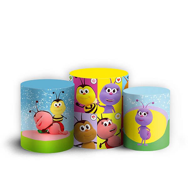 Capas Trio Cilindro Sublimado Vest Facil - BichiKids
