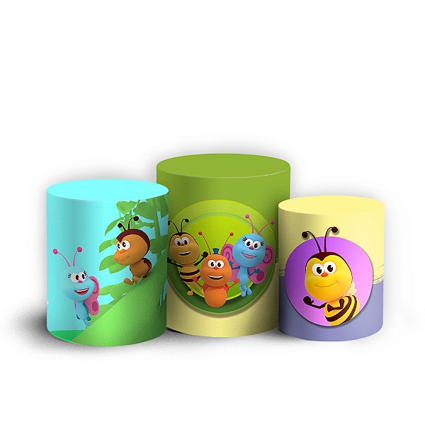 Capas Trio Cilindro Sublimado Vest Facil - BichiKids