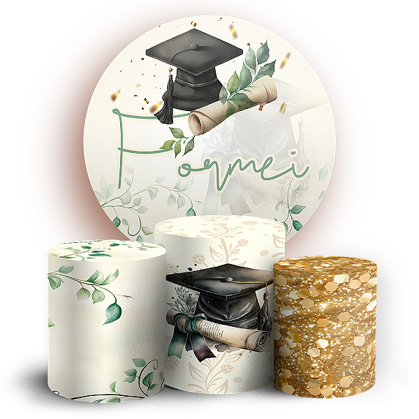 KIT Redondo e Trio - Formatura - Sublimado 3D