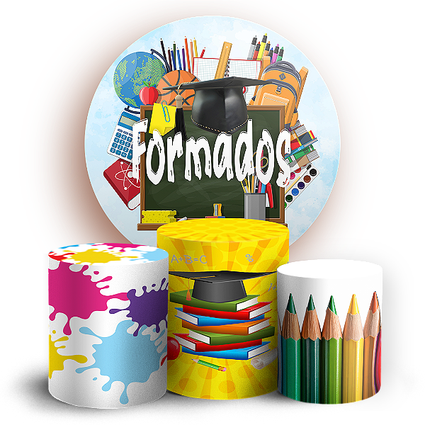 KIT Redondo e Trio - Formatura - Sublimado 3D