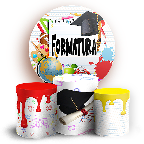 KIT Redondo e Trio - Formatura - Sublimado 3D