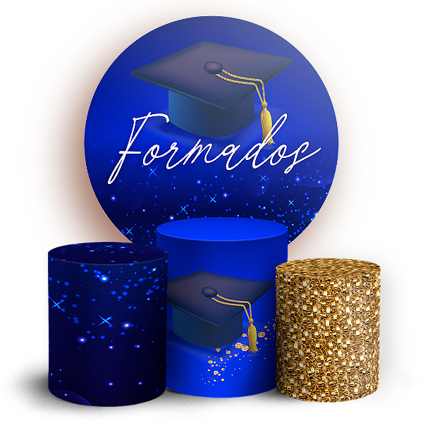 KIT Redondo e Trio - Formatura - Sublimado 3D