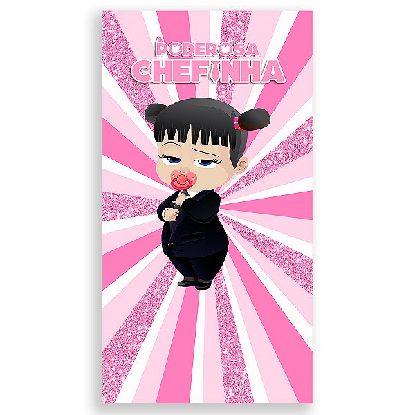 Faixa Lateral - A Poderosa Chefinha - Sublimado 3D