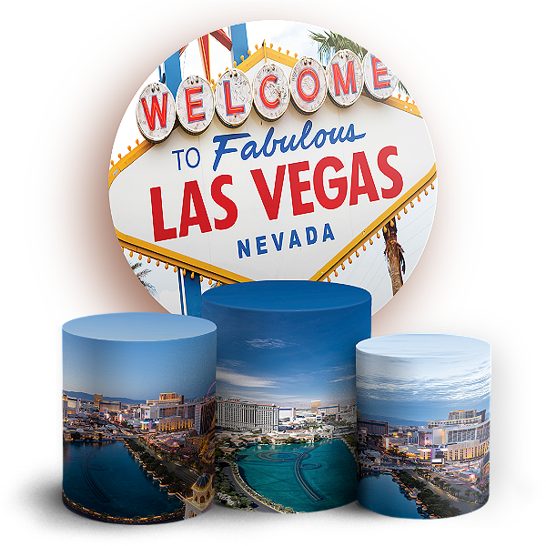 KIT Redondo e Trio - Las Vegas - Sublimado 3D
