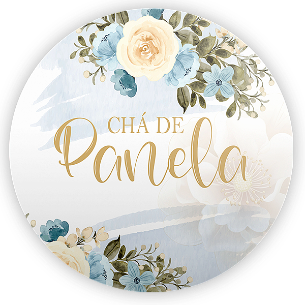 Painel Redondo - Cha De Casa Nova - Sublimado 3D