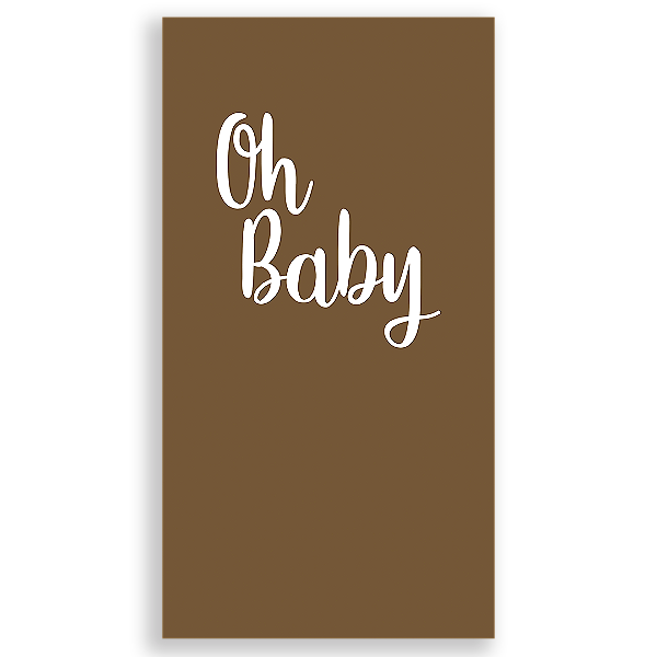 Faixa Lateral - Oh Baby - Sublimado 3D