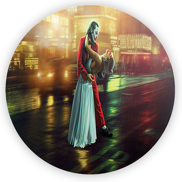 Mini Painel - Coringa Delirio a Dois - Sublimado 3D