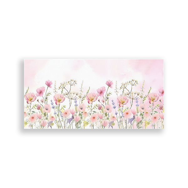 Capa Painel Retangular Sublimado - Floral