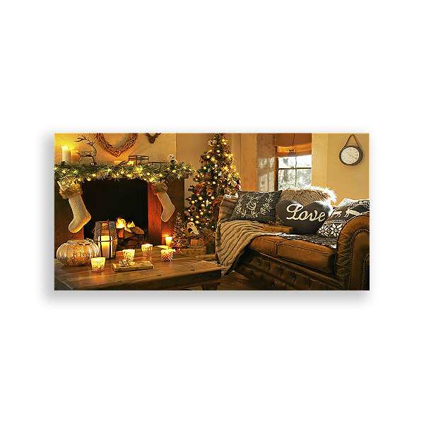 Capa Painel Retangular Sublimado - Natal Fundo Fotografico