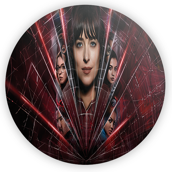 Painel Redondo - Madame Teia - Sublimado 3D