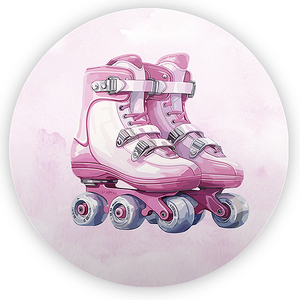 Painel Redondo - Patins - Sublimado 3D