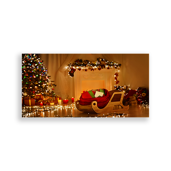 Capa Painel Retangular Sublimado - Natal
