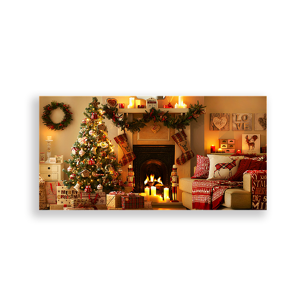Capa Painel Retangular Sublimado - Natal