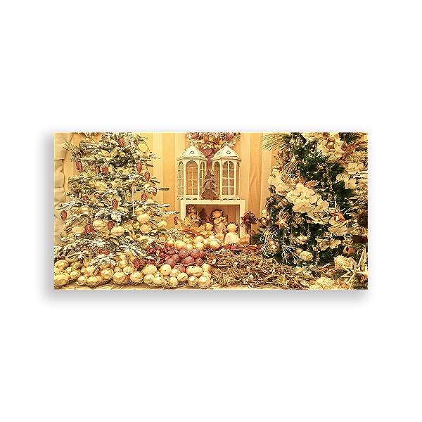 Capa Painel Retangular Sublimado - Natal