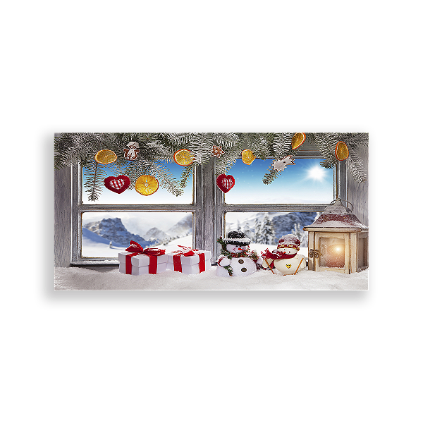 Capa Painel Retangular Sublimado - Natal