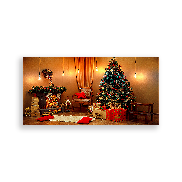 Capa Painel Retangular Sublimado - Natal