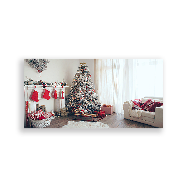 Capa Painel Retangular Sublimado - Natal