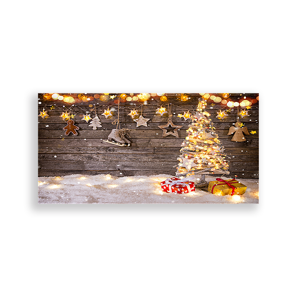 Capa Painel Retangular Sublimado - Natal
