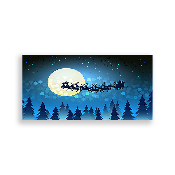 Capa Painel Retangular Sublimado - Natal