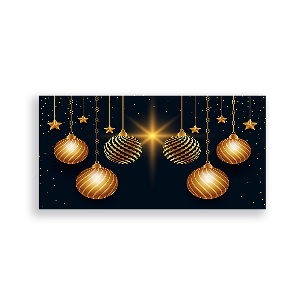 Painel Retangular - Natal - Sublimado 3D