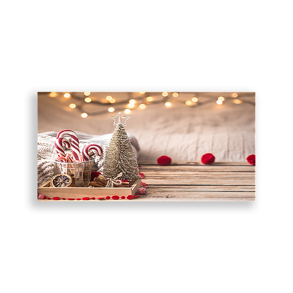 Painel Retangular - Natal - Sublimado 3D