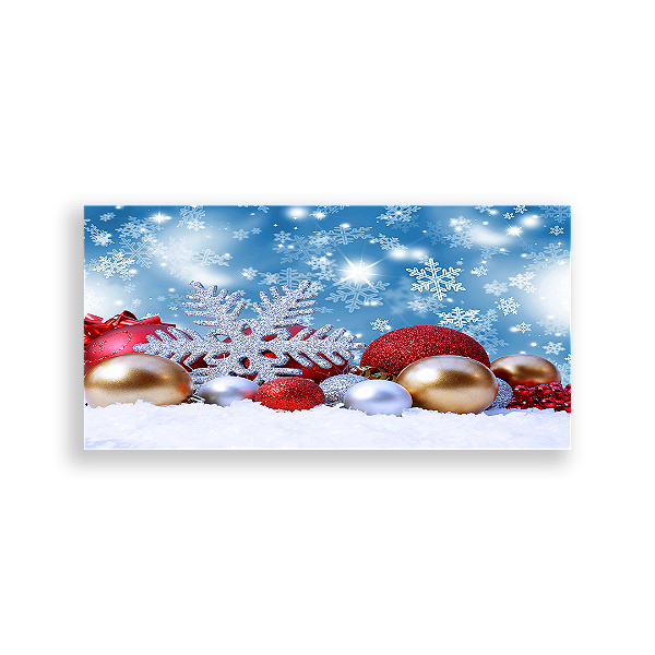 Painel Retangular - Natal - Sublimado 3D