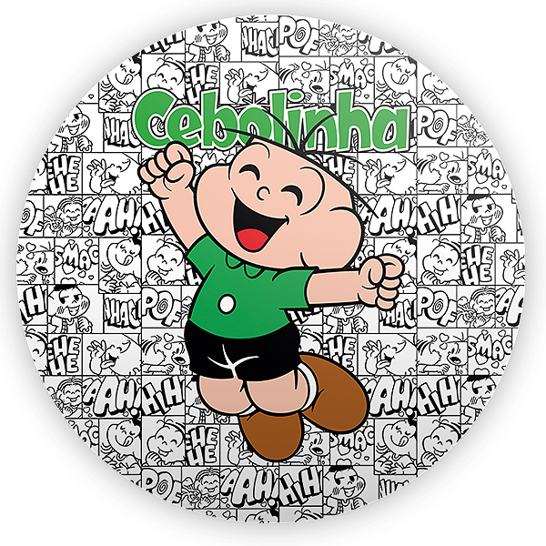 Mini Painel - Cebolinha Turma da Monica - Sublimado 3D