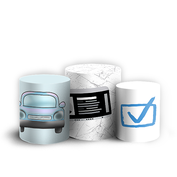 Trio Cilindro - CNH Habilitado - Sublimado 3D