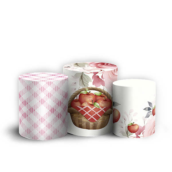 Capas Trio Cilindro Sublimado Vest Facil - Branca De Neve