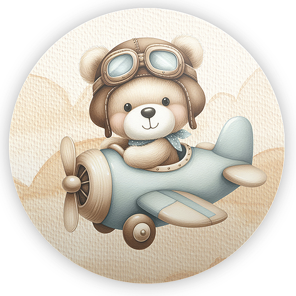 Mini Painel - Ursinho Baloeiro - Sublimado 3D