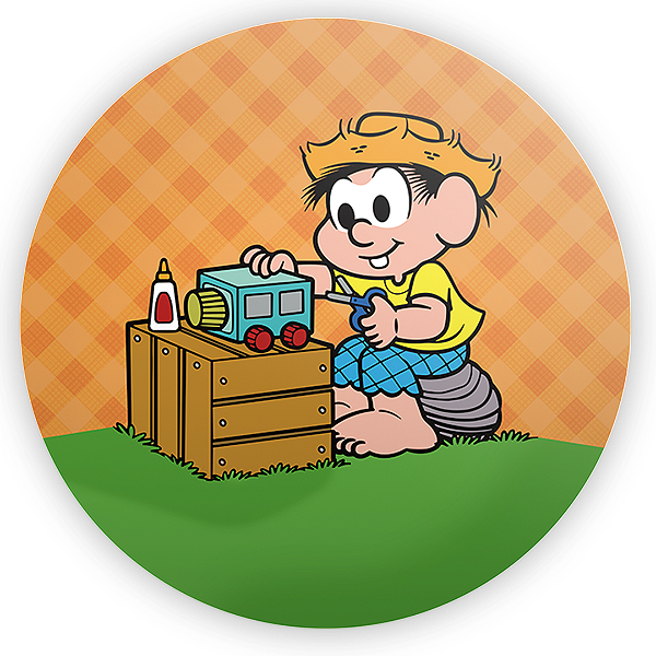 Mini Painel - Chico Bento Turma Da Monica - Sublimado 3D