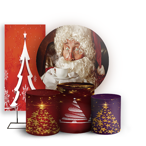 KIT Redondo Trio e Faixa - Natal