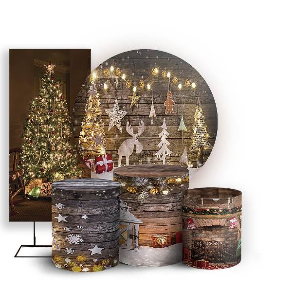 KIT Redondo Trio e Faixa - Natal