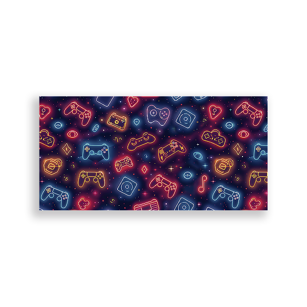 Capa Painel Retangular Sublimado - Games