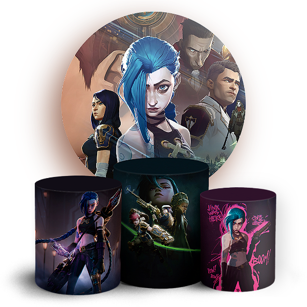 KIT Redondo e Trio - Arcane - Sublimado 3D