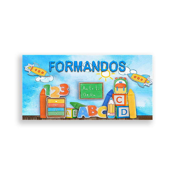 Capa Painel Retangular Sublimado - Formatura