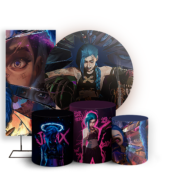 KIT Redondo Trio e Faixa - Arcane - Sublimado 3D