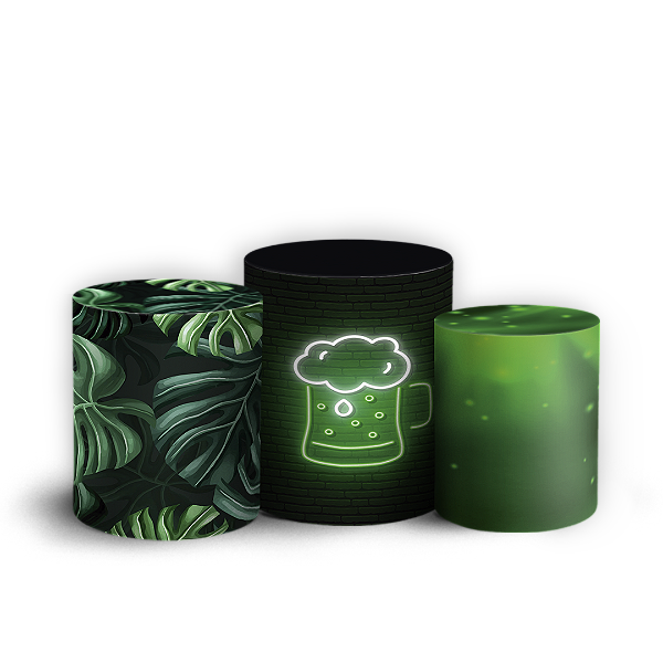 Capas Trio Cilindro Sublimado Vest Facil - Resenha Tropical