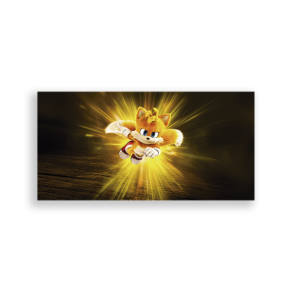 Capa Painel Retangular Sublimado - Sonic Tails