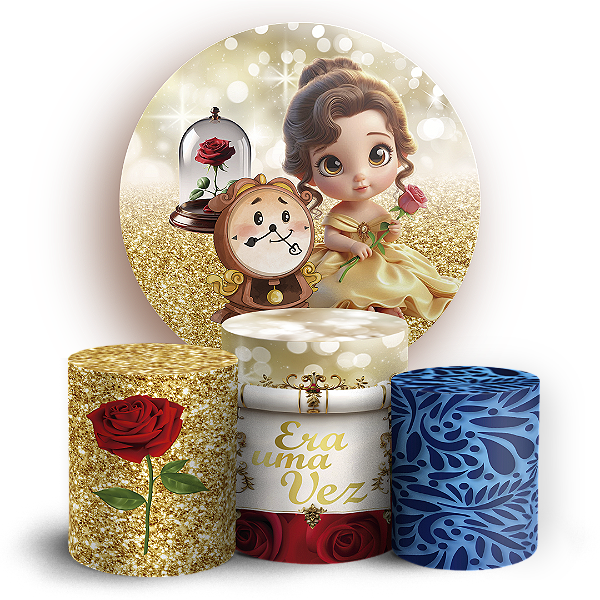 KIT Redondo e Trio - Bela - Sublimado 3D