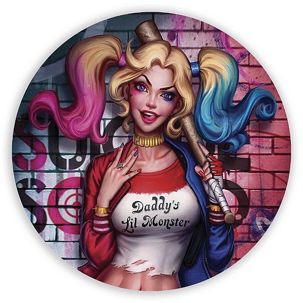 Mini Painel - Arlequina - Sublimado 3D